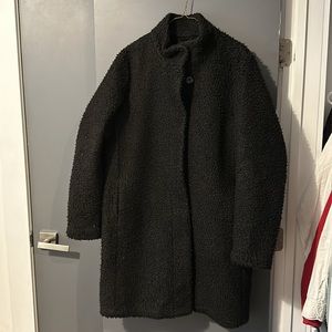 Old Navy Black Boucle Coat